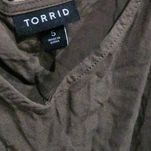 torrid | Tops | Torrid Tank To Army Green Size 5 | Poshmark